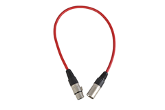 XLR Male to XLR Female Patch Lead 3 Pin Balanced Choice of Length & Colour